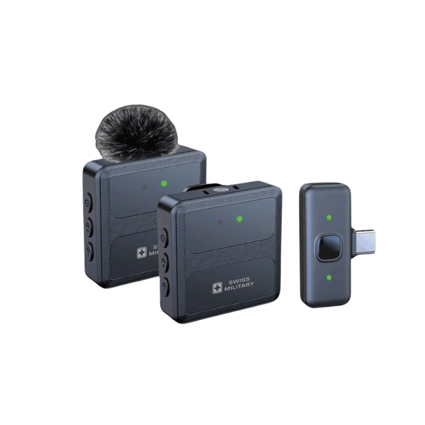 UNPLUG Wireless Microphone for Mobile & Laptop — Plug & Play Vlogging Mic with Noise Cancellation