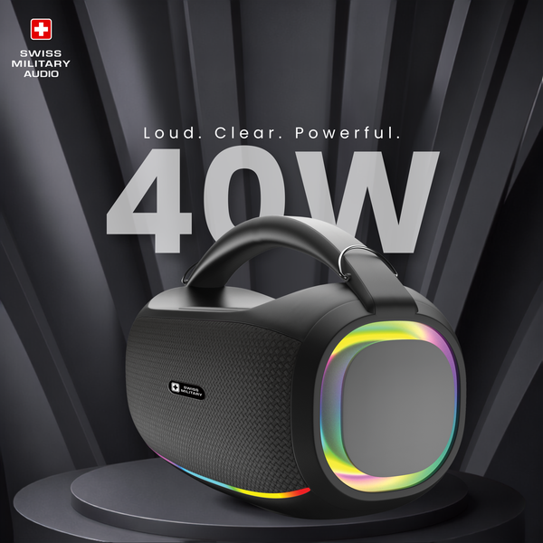 SM 40 Bluetooth Speaker — 40W Powerful Bass