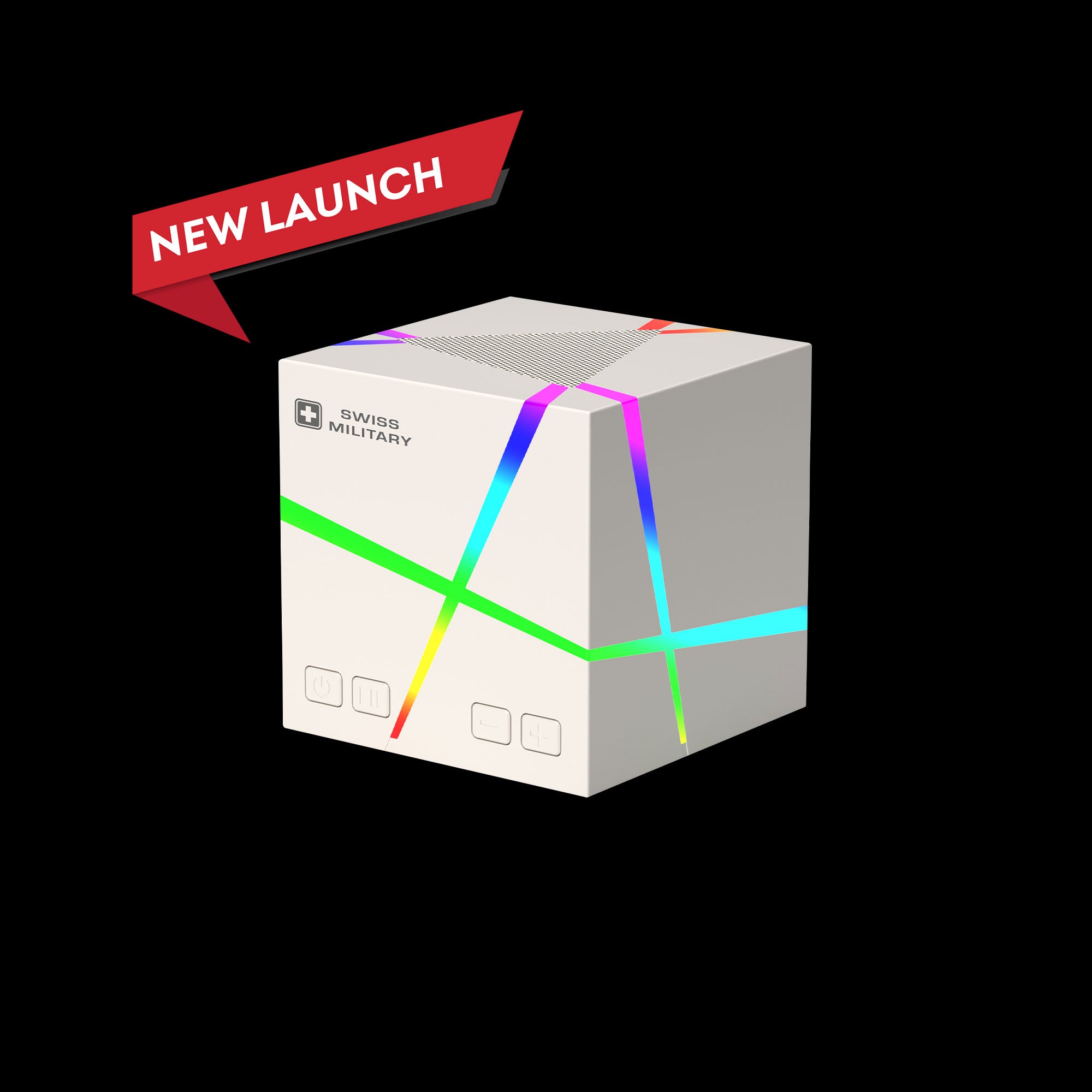 Ancha Cube Bluetooth Speaker - 6W, RGB Lighting, 3 Colors