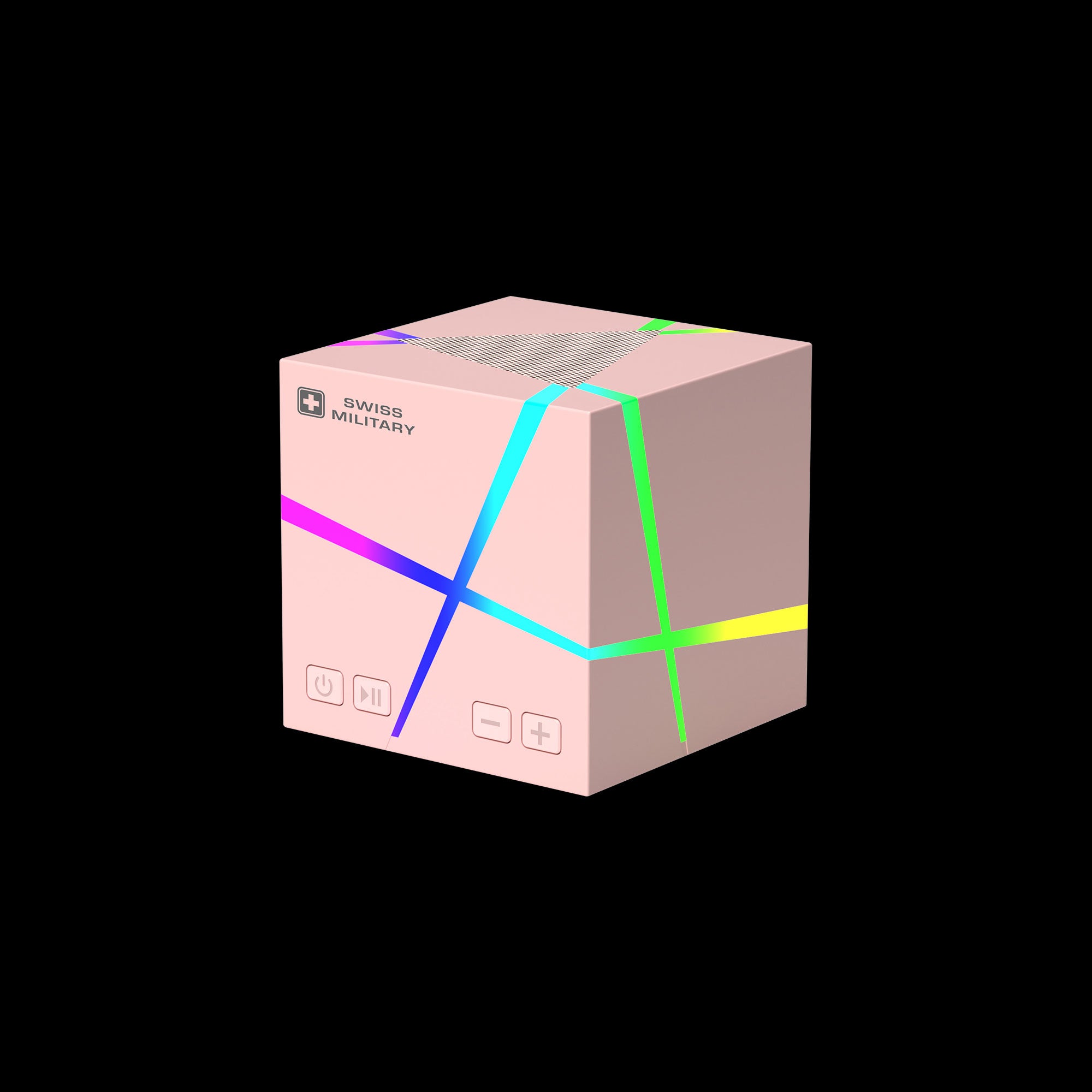 Ancha Cube Bluetooth Speaker — 6W, RGB Lighting, 3 Colors