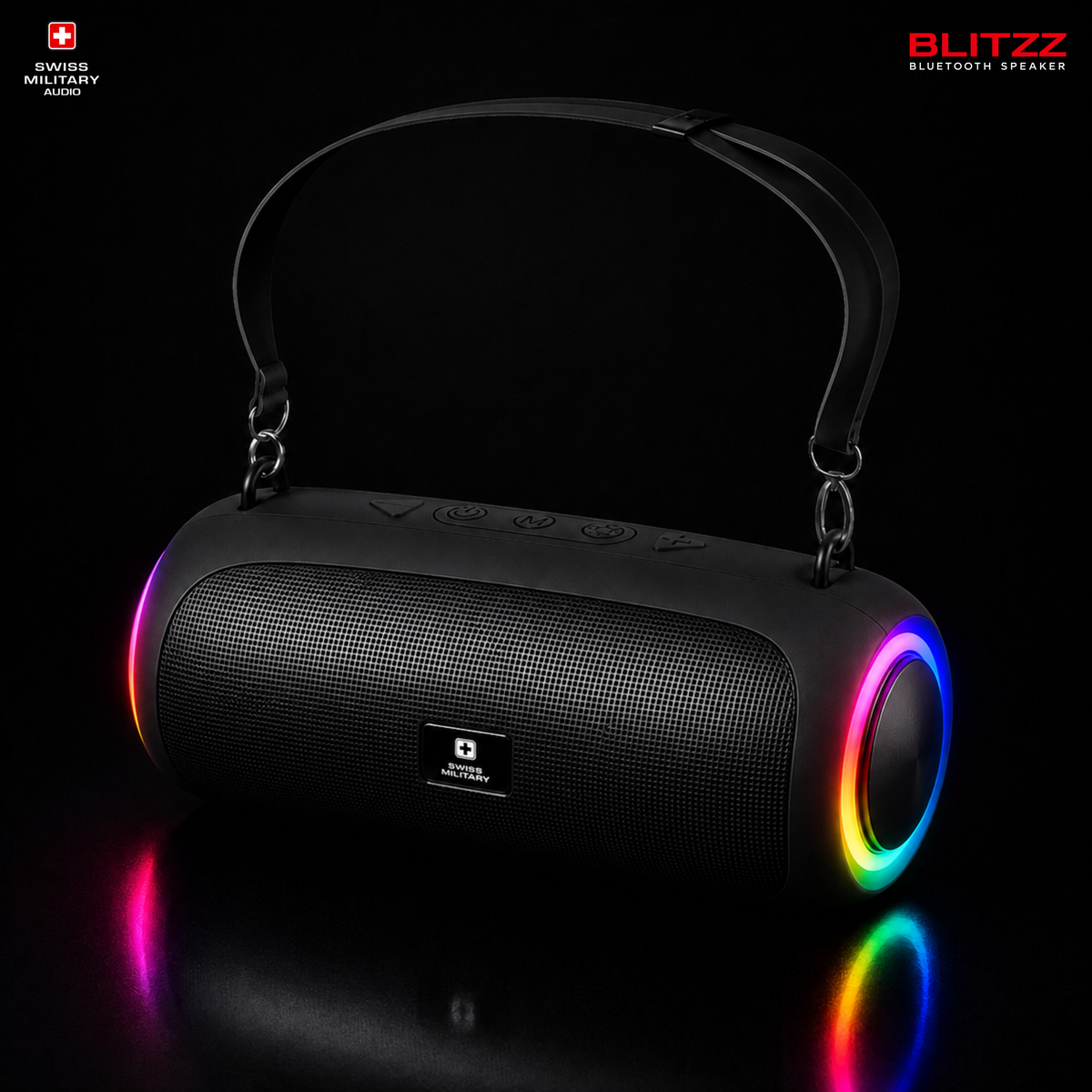 BLITZZ Bluetooth Speaker — 20W TWS Speaker with RGB Lights