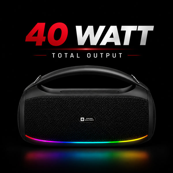 SM 40 Bluetooth Speaker — 40W, RGB Light