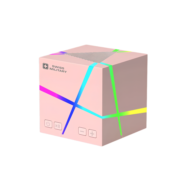 Ancha Cube Bluetooth Speaker — 6W, RGB Lighting, 3 Colors