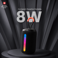 WIGGLY PRO 8W Bluetooth Speaker — TWS, RGB Lights & FM Radio