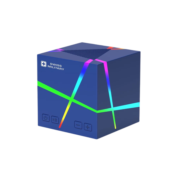 Ancha Cube Bluetooth Speaker — 6W, RGB Lighting, 3 Colors