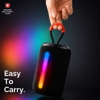 WIGGLY PRO 8W Bluetooth Speaker — TWS, RGB Lights & FM Radio