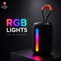 WIGGLY PRO 8W Bluetooth Speaker — TWS, RGB Lights & FM Radio