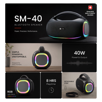 SM 40 Bluetooth Speaker — 40W Powerful Bass