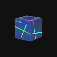 Ancha Cube speaker — beige color variant on minimalist background