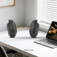 Ancha Q speaker — back view showing Type-C charging port