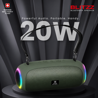 BLITZZ Bluetooth Speaker — 20W TWS Speaker with RGB Lights
