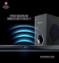 EUPHORIA 200 — 200W TV Soundbar with Subwoofer, HDMI ARC & BT 5.3