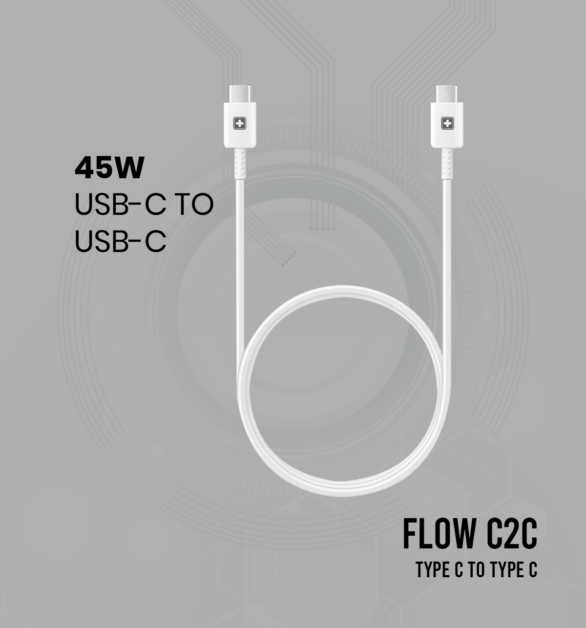 SWISS CABLE - FLOW C2C 45W