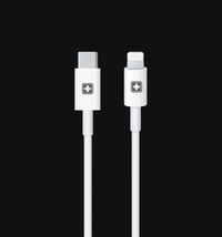 Swiss Military Audio Flow C2L Cable — 1m, 27W, Type-C to Lightning