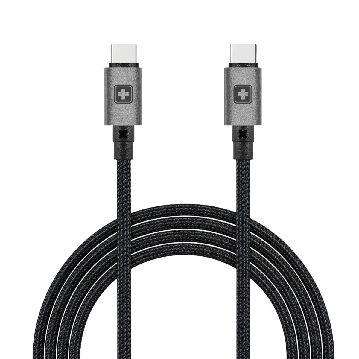 FLOW C2C 100W Type-C to Type-C Cable — 1.5 Meter Braided with E-Mark Chip & PD Fast Charge