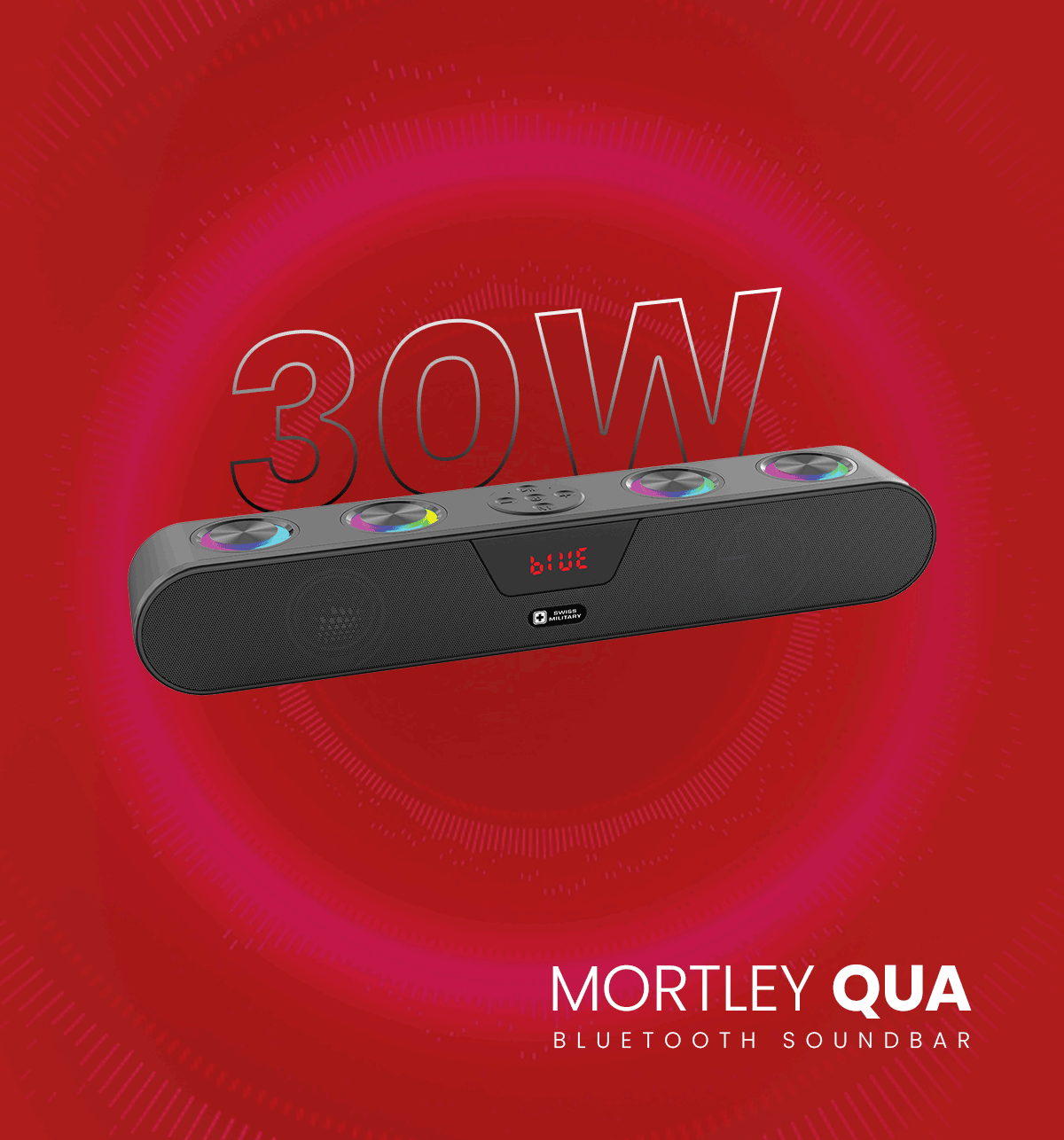 SM BT SOUNDBAR WITH RGB LIGHTS - MORTLEY QUA