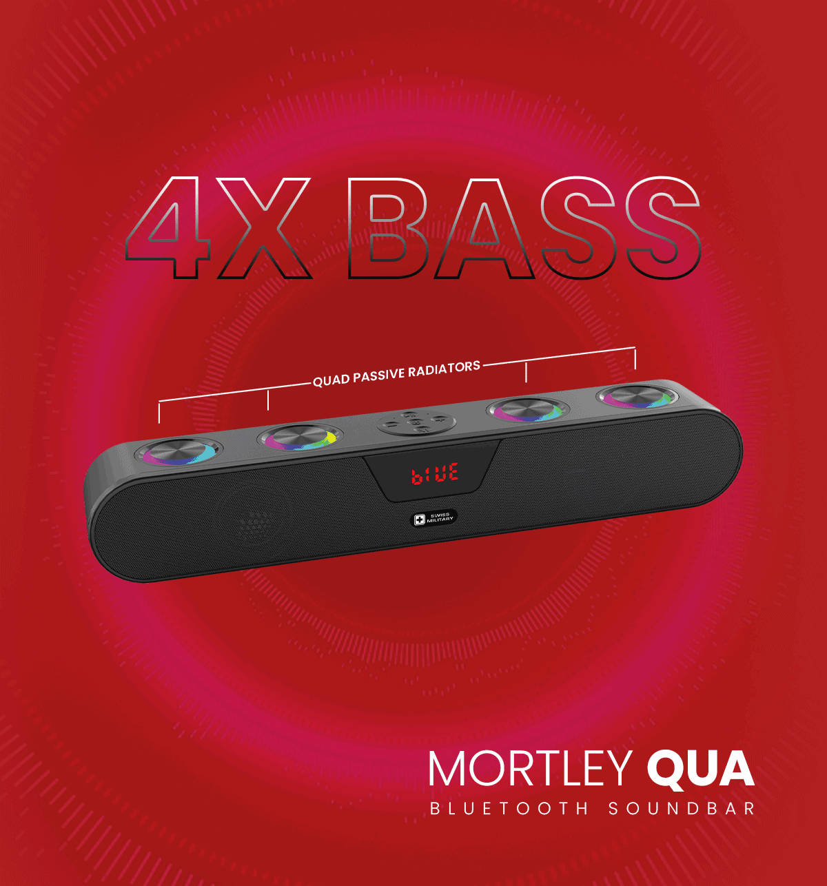 SM BT SOUNDBAR WITH RGB LIGHTS - MORTLEY QUA