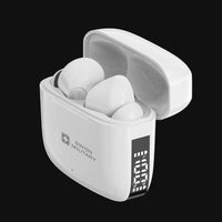 Swiss Military Audio Octa Lite TWS Earbuds — 50 hrs, BT 5.3, digital battery display