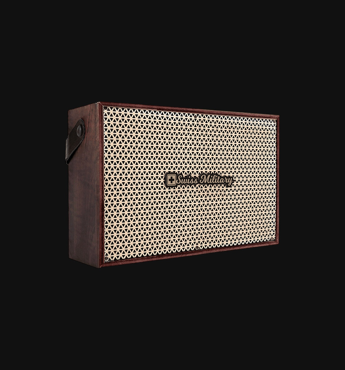 Swiss Military Audio Retro Classic 2.0 Bluetooth Speaker — 20W Class D, BT 5.3, wooden retro design