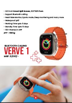  Swiss Military Audio Verve 1 Bluetooth Calling Smartwatch