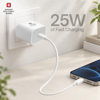 VOLATIC PD 25W Type-C Fast Charger — PD Adapter with Surge & Short Circuit Protection