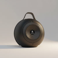 Swiss Military Audio Ancha Wazowski portable Bluetooth speaker with RGB light and carrying handle.