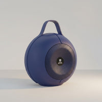 Swiss Military Audio blue portable Bluetooth speaker with RGB light and TWS mode, 10W, 10-hour playtime